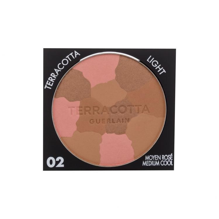 Guerlain Terracotta Light The Sun-Kissed Glow Powder Bronzer pre ženy 6 g Odtieň 02 Medium Cool tester