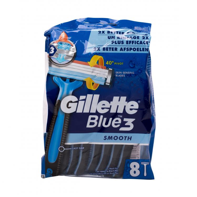 Gillette Blue3 Smooth Holiaci strojček pre mužov 8 ks