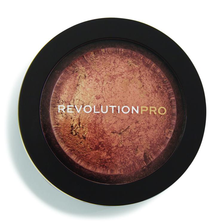Makeup Revolution London Revolution PRO Skin Finish Rozjasňovač pre ženy 11 g Odtieň Warm Glow