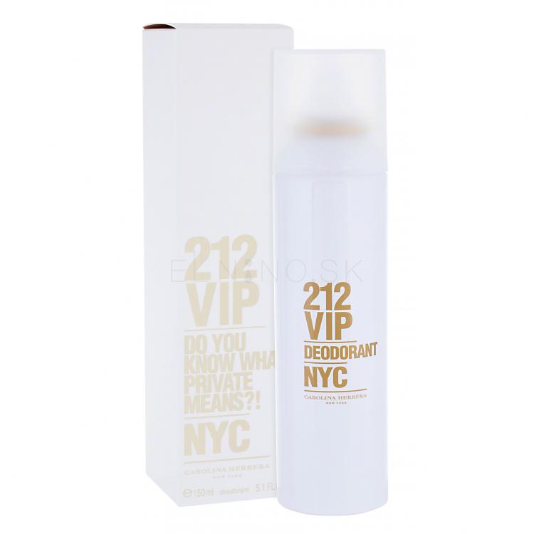 Carolina Herrera 212 VIP Dezodorant pre ženy 150 ml