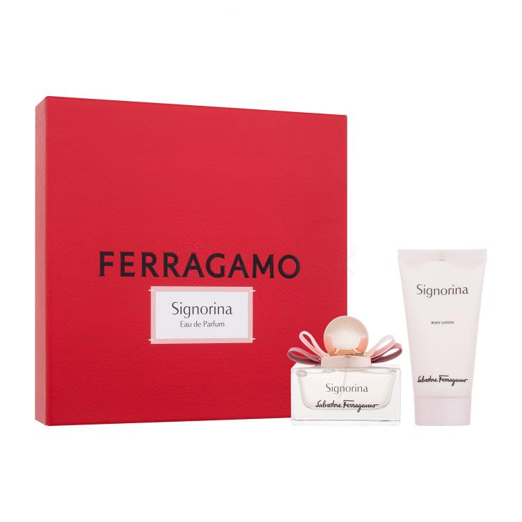 Ferragamo Signorina Darčeková kazeta parfumovaná voda 30 ml + telové mlieko 50 ml