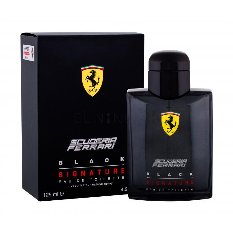 Ferrari Scuderia Ferrari Black Signature Toaletná voda pre mužov 125 ml