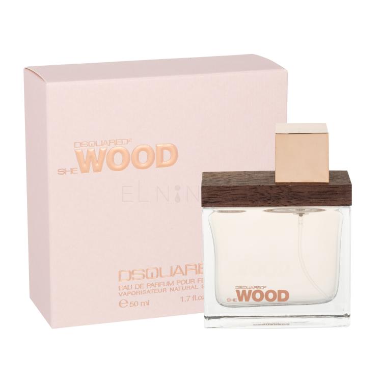 Dsquared2 She Wood Parfumovaná voda pre ženy 50 ml poškodená krabička