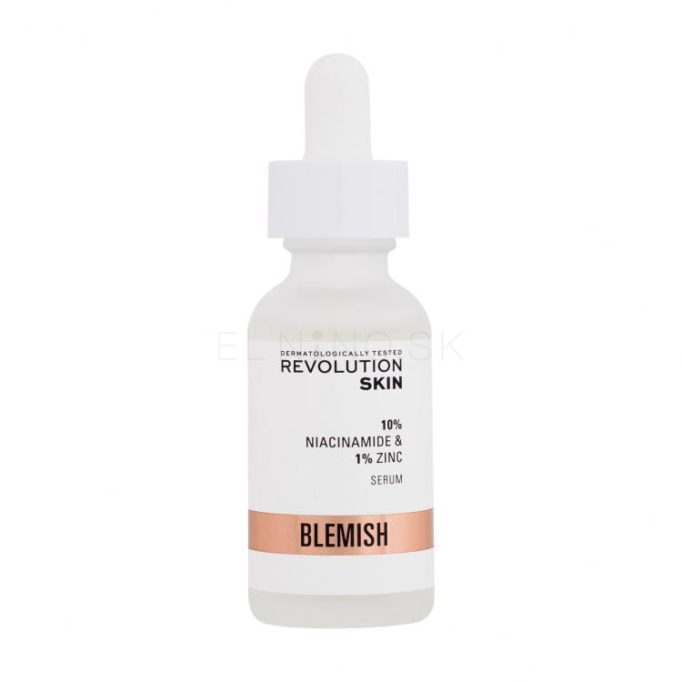 Revolution Skincare Blemish 10% Niacinamide + 1% Zinc Pleťové sérum pre ženy 30 ml