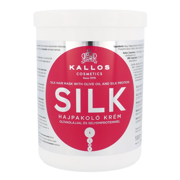 Kallos Cosmetics Silk Maska na vlasy pre ženy 1000 ml