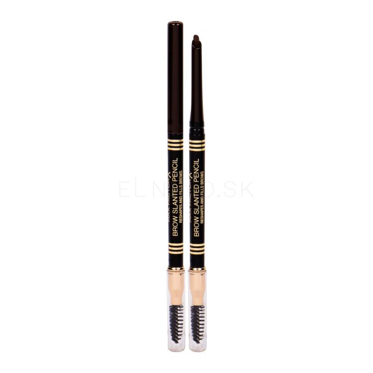 Max Factor Brow Slanted Pencil Ceruzka na obočie pre ženy 1 g Odtieň 04 Chocolate