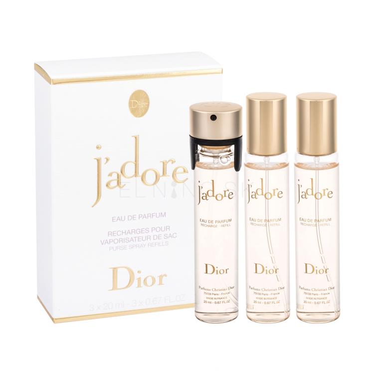 Christian Dior J&#039;adore Parfumovaná voda pre ženy Náplň 3x20 ml