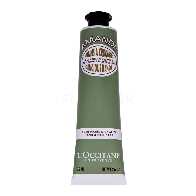 L&#039;Occitane Almond (Amande) Delicious Hands Krém na ruky pre ženy 75 ml