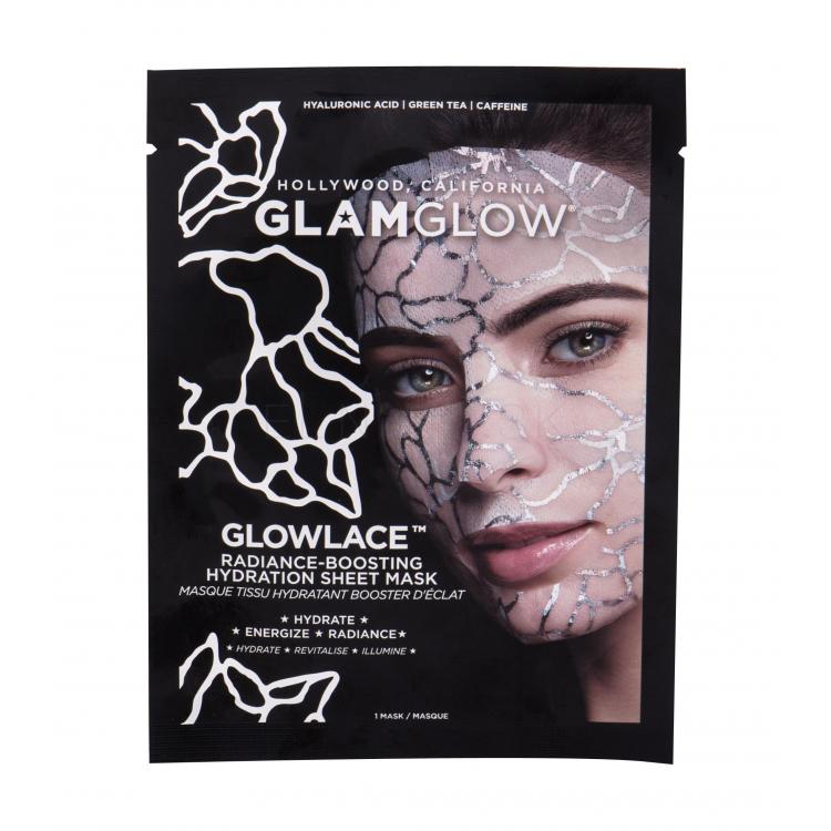 Glam Glow Glowlace Radiance-Boosting Hydration Pleťová maska pre ženy 1 ks