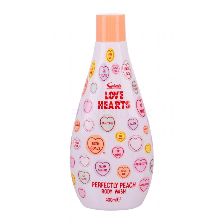 Swizzels Love Hearts Perfectly Peach Sprchovací gél pre deti 400 ml