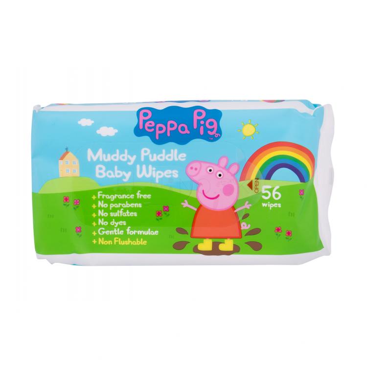 Peppa Pig Peppa Baby Wipes Čistiace obrúsky pre deti 56 ks