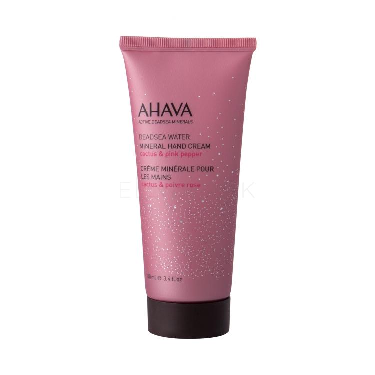 AHAVA Deadsea Water Mineral Hand Cream Cactus &amp; Pink Pepper Krém na ruky pre ženy 100 ml