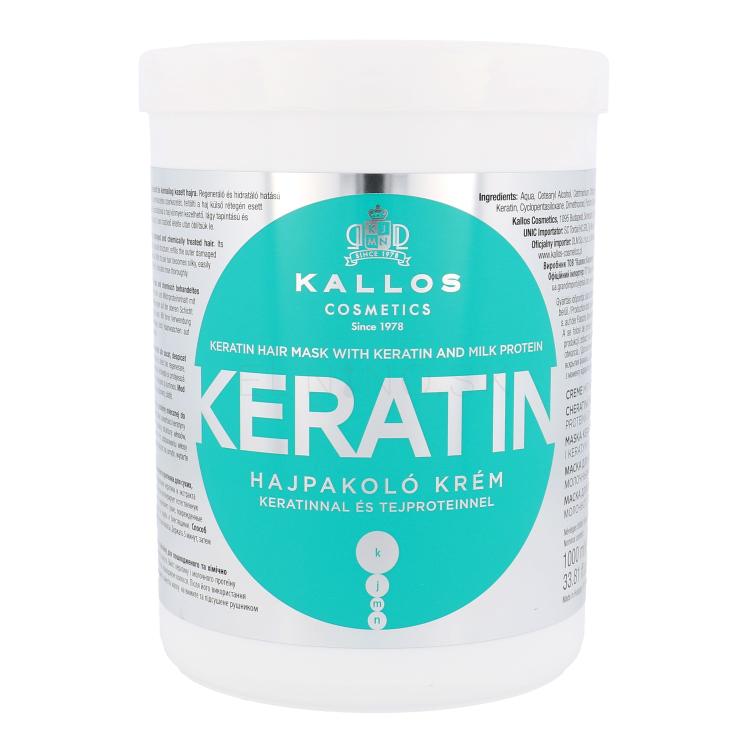 Kallos Cosmetics Keratin Maska na vlasy pre ženy 1000 ml
