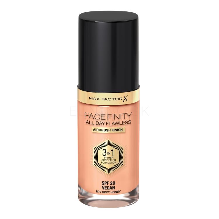Max Factor Facefinity All Day Flawless SPF20 Make-up pre ženy 30 ml Odtieň N77 Soft Honey