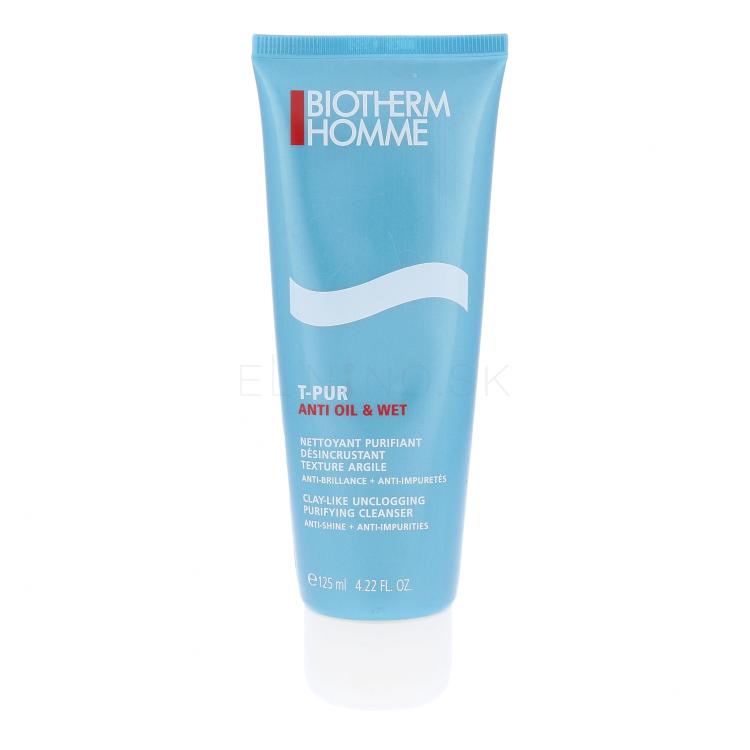 Biotherm Homme T-PUR Anti Oil &amp; Shine Čistiaci gél pre mužov 125 ml
