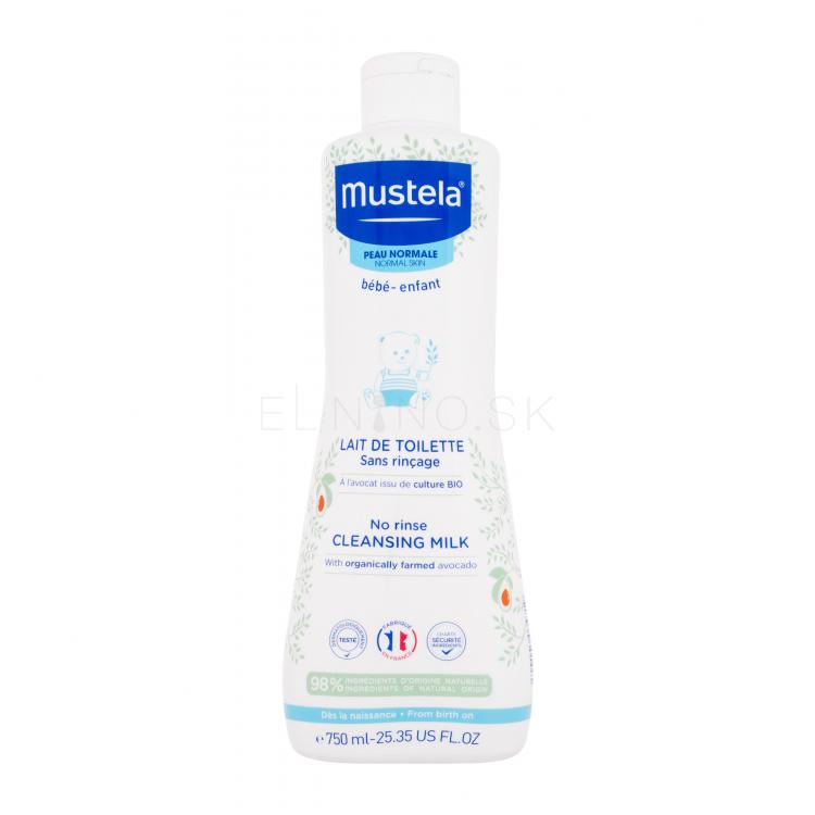 Mustela Bébé Cleansing Milk Čistiace mlieko pre deti 750 ml