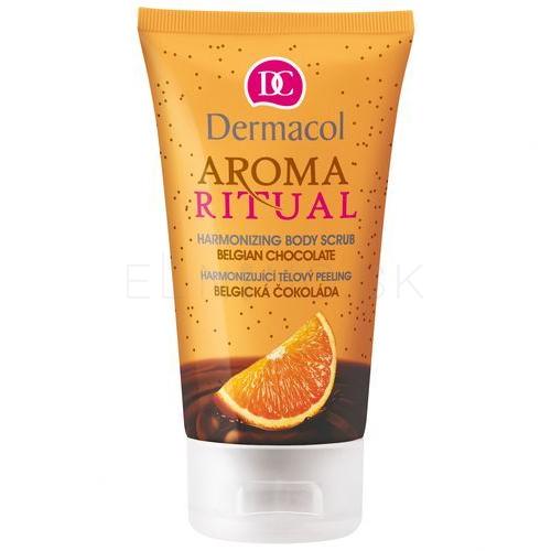 Dermacol Aroma Ritual Belgian Chocolate Telový peeling pre ženy 150 ml