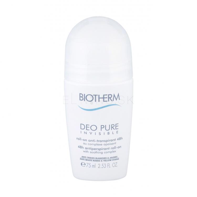 Biotherm Deo Pure Invisible 48h Roll-On Antiperspirant pre ženy 75 ml