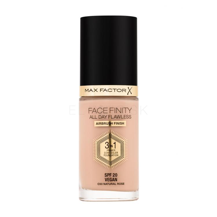 Max Factor Facefinity All Day Flawless SPF20 Make-up pre ženy 30 ml Odtieň C50 Natural Rose