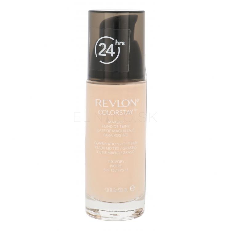 Revlon Colorstay™ Combination Oily Skin SPF15 Make-up pre ženy 30 ml Odtieň 110 Ivory