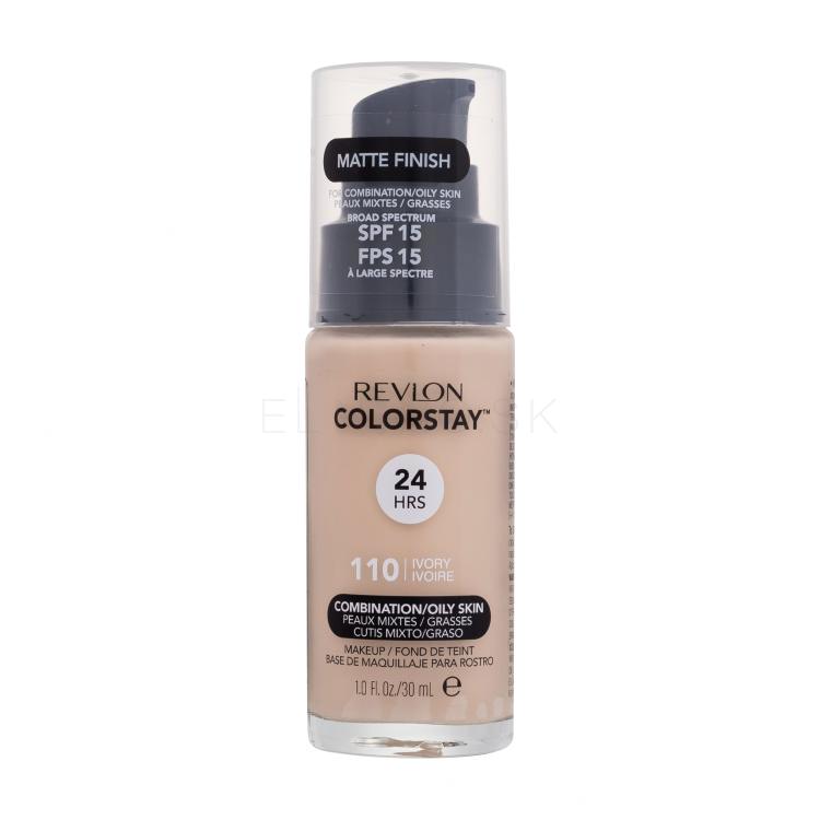 Revlon Colorstay Combination Oily Skin SPF15 Make-up pre ženy 30 ml Odtieň 110 Ivory