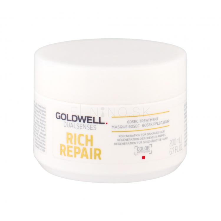 Goldwell Dualsenses Rich Repair 60sec Treatment Maska na vlasy pre ženy 200 ml