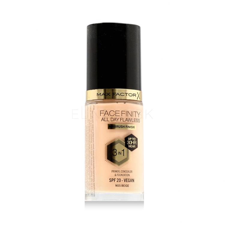 Max Factor Facefinity All Day Flawless SPF20 Make-up pre ženy 30 ml Odtieň N55 Beige