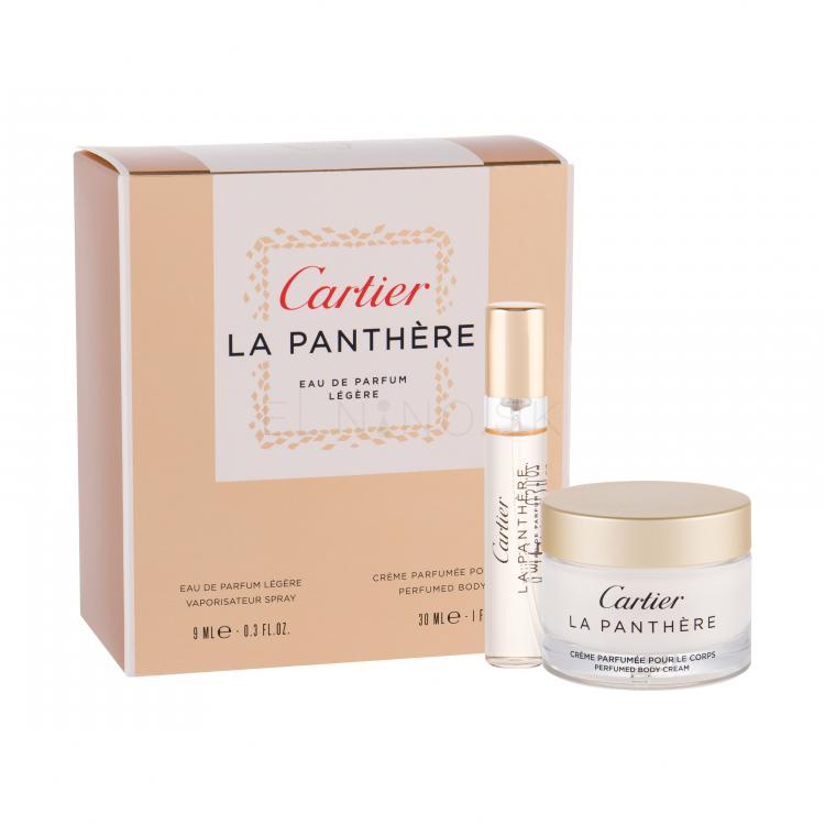 Cartier La Panthère Legere Darčeková kazeta parfumovaná voda 9 ml + telový krém 30 ml