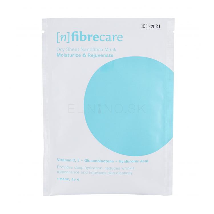 [n]fibrecare Nanofibre Face Mask Moisturize &amp; Rejuvenate Pleťová maska pre ženy 1 ks