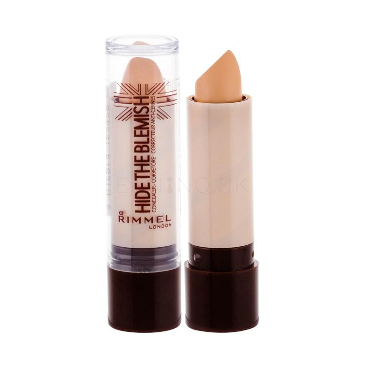Rimmel London Hide The Blemish Korektor pre ženy 4,5 g Odtieň 004 Natural Beige