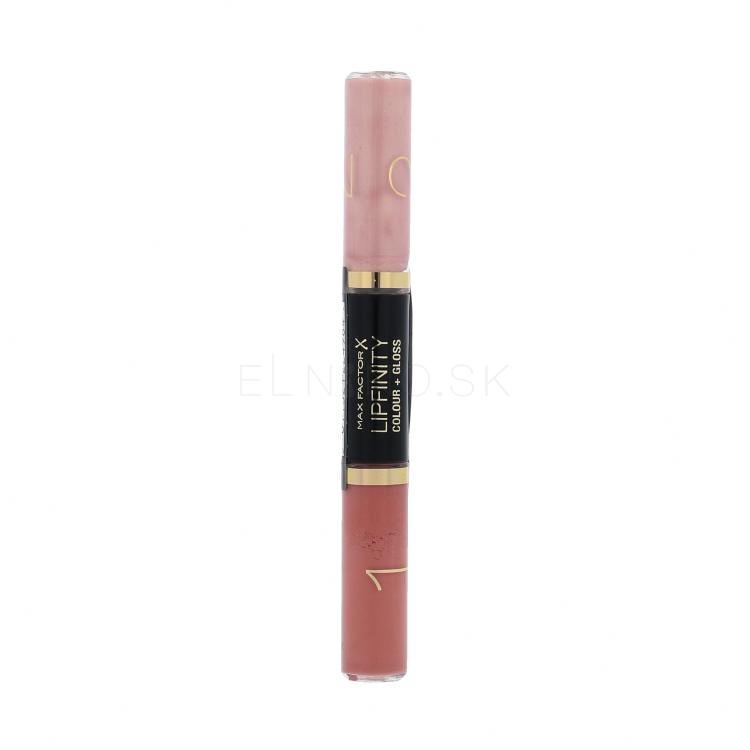 Max Factor Lipfinity Colour + Gloss Rúž pre ženy Odtieň 590 Glazed Caramel Set