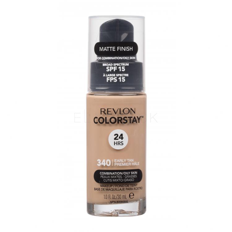 Revlon Colorstay Combination Oily Skin SPF15 Make-up pre ženy 30 ml Odtieň 340 Early Tan