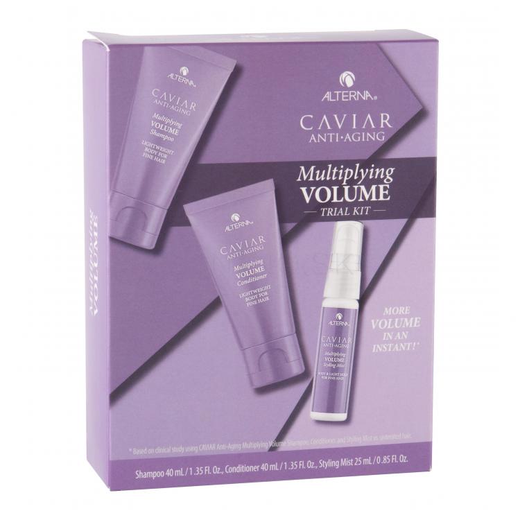 Alterna Caviar Anti-Aging Multiplying Volume Darčeková kazeta šampón 40 ml + kondicionér 40 ml + sprej na vlasy 25 ml