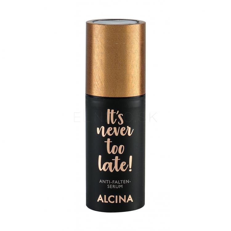 ALCINA It´s Never Too Late! Anti-Wrinkle Pleťové sérum pre ženy 30 ml