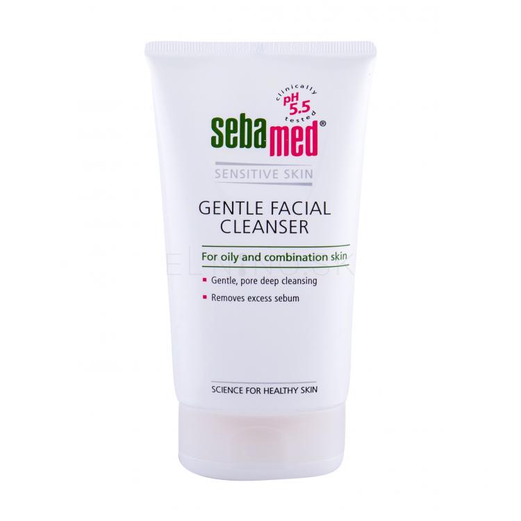 SebaMed Sensitive Skin Gentle Facial Cleanser Oily Skin Čistiaci gél pre ženy 150 ml