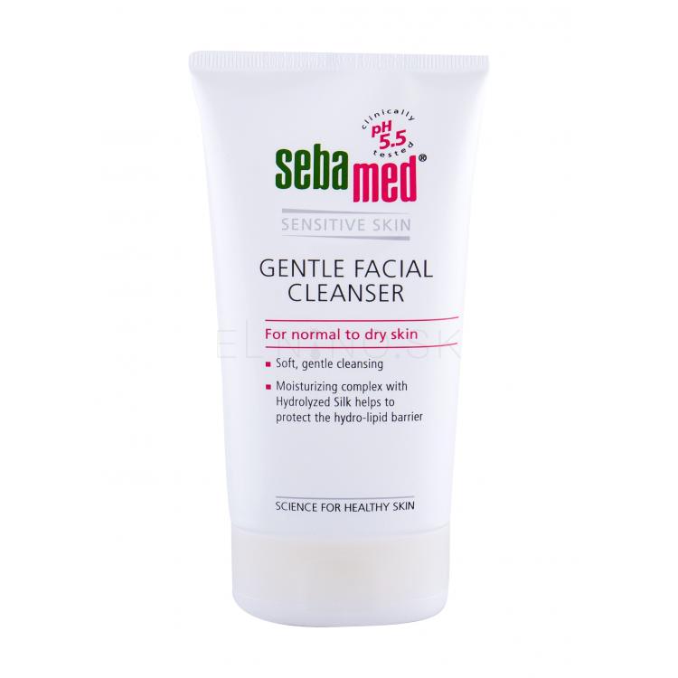 SebaMed Sensitive Skin Gentle Facial Cleanser Normal Skin Čistiaci gél pre ženy 150 ml