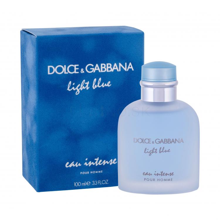 Dolce&amp;Gabbana Light Blue Eau Intense Parfumovaná voda pre mužov 100 ml poškodená krabička