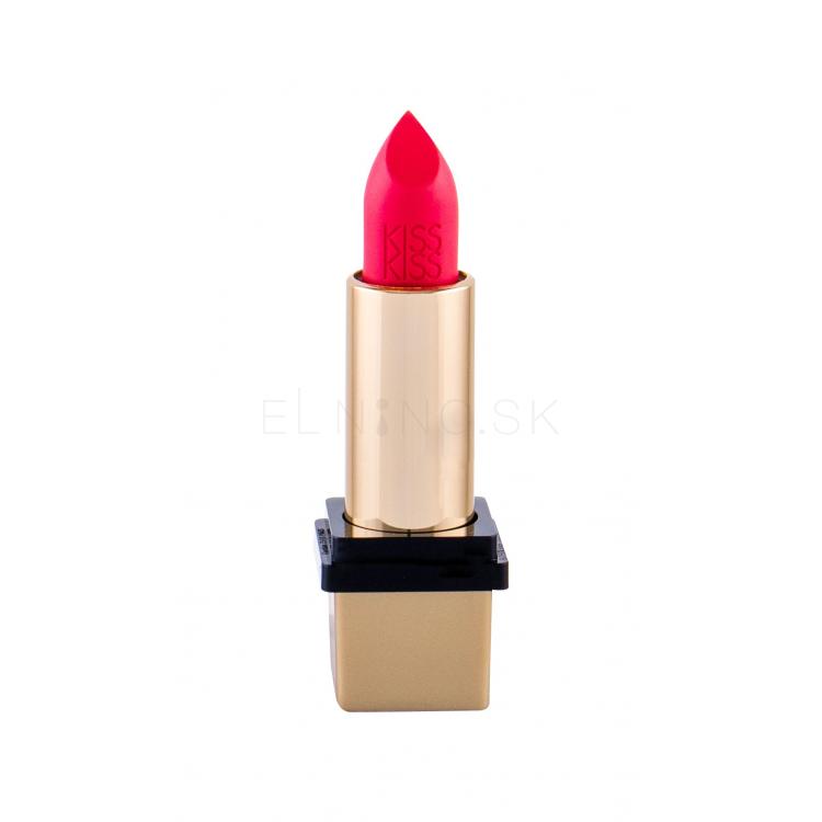 Guerlain KissKiss Matte Rúž pre ženy 3,5 g Odtieň M332 Electric Ruby tester