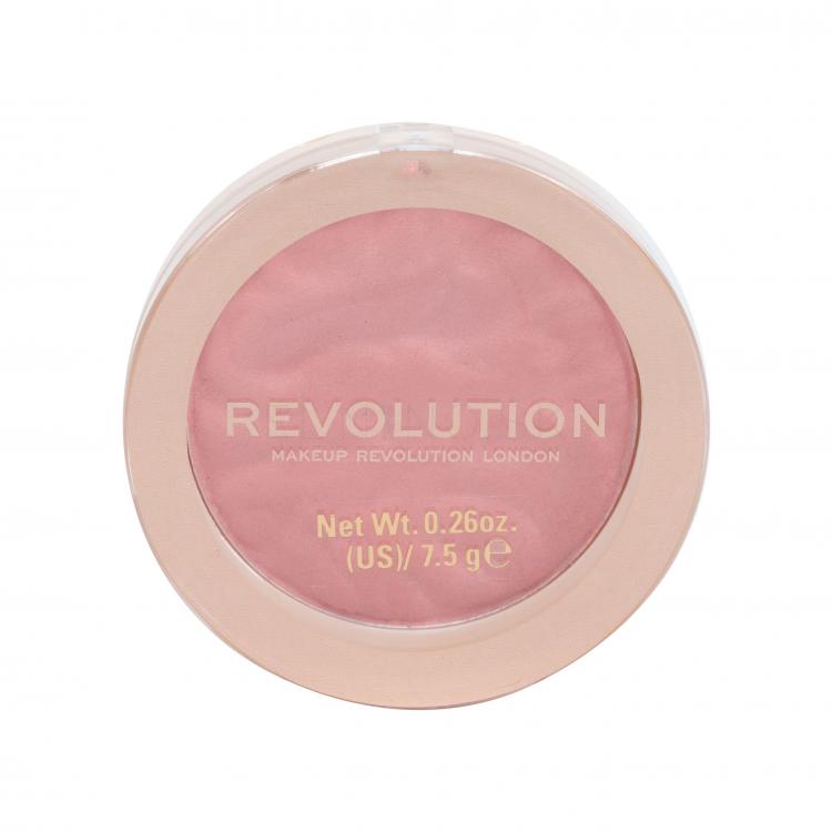 Makeup Revolution London Re-loaded Lícenka pre ženy 7,5 g Odtieň Rhubarb &amp; Custard