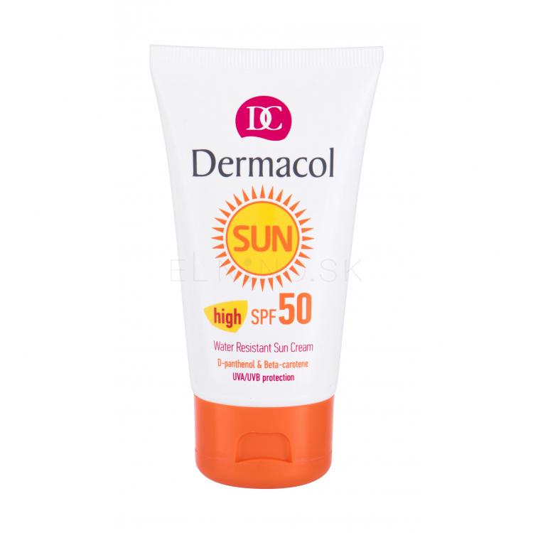 Dermacol Sun WR Sun Cream SPF50 Opaľovací prípravok na tvár pre ženy 50 ml