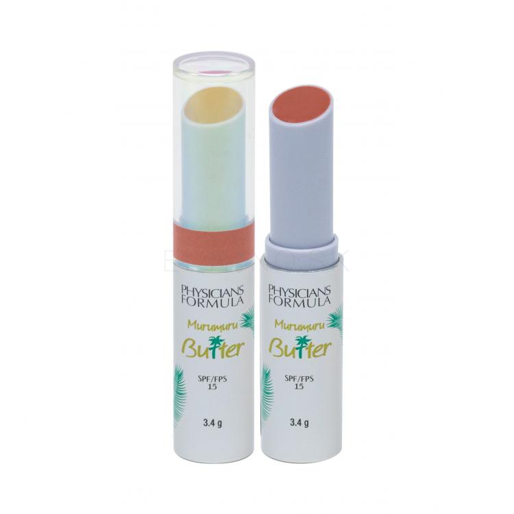 Physicians Formula Murumuru Butter Lip Cream SPF15 Balzam na pery pre ženy 3,4 g Odtieň Brazilian Sunset