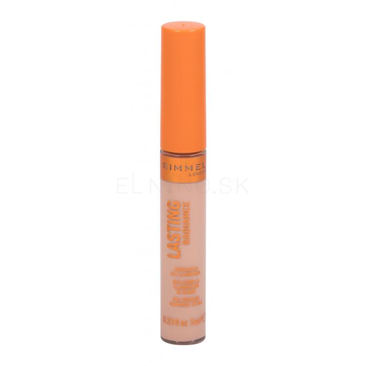 Rimmel London Lasting Radiance Korektor pre ženy 7 ml Odtieň 040 Soft Beige