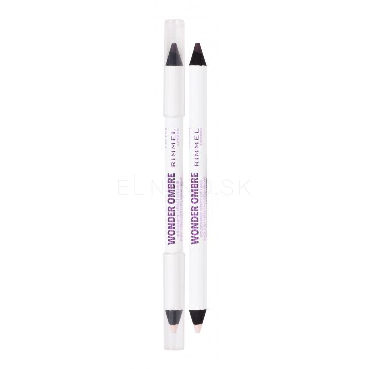 Rimmel London Wonder Ombre Holographic Effect Ceruzka na oči pre ženy 1,3 g Odtieň 003 Purple Prism