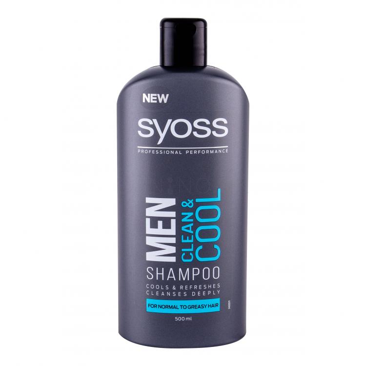 Syoss Men Clean &amp; Cool Šampón pre mužov 500 ml