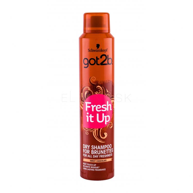 Schwarzkopf Got2b Fresh It Up For Brunettes Suchý šampón pre ženy 200 ml