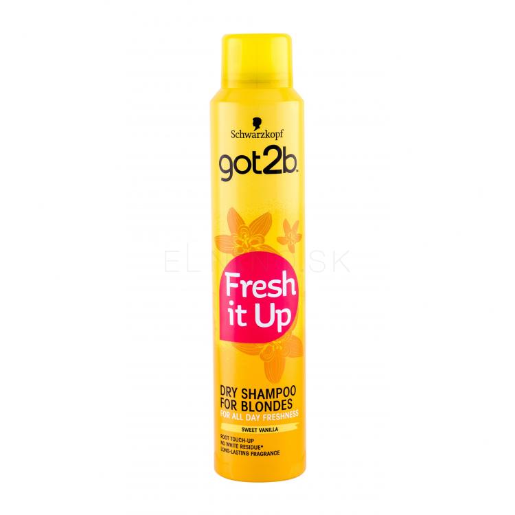 Schwarzkopf Got2b Fresh It Up For Blondes Suchý šampón pre ženy 200 ml