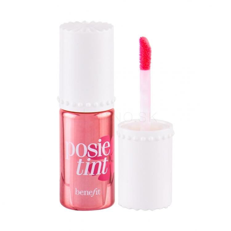 Benefit Posietint Lip &amp; Cheek Rúž pre ženy 6 ml Odtieň Poppy-Pink