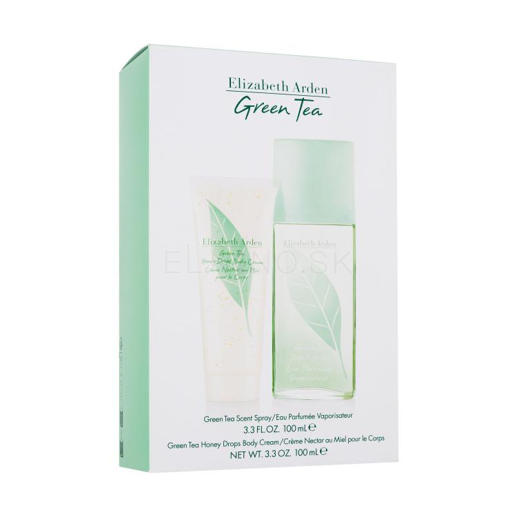 Elizabeth Arden Green Tea SET1 Darčeková kazeta parfumovaná voda 100 ml + telový krém Honey Drops 100 ml