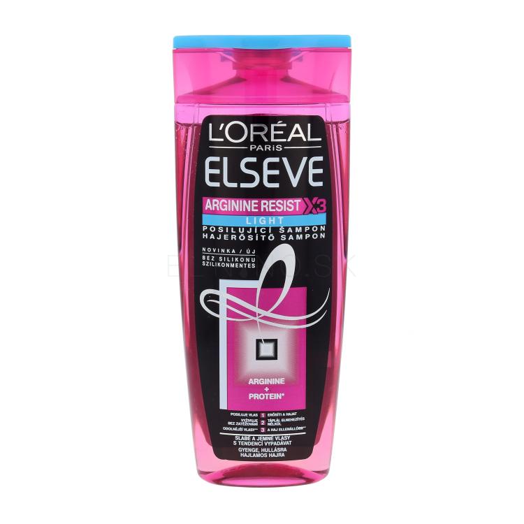 L&#039;Oréal Paris Elseve Arginine Resist X3 Light Shampoo Šampón pre ženy 250 ml