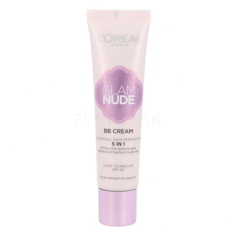 L&#039;Oréal Paris Nude Magique 5in1 SPF20 BB krém pre ženy 30 ml Odtieň Light